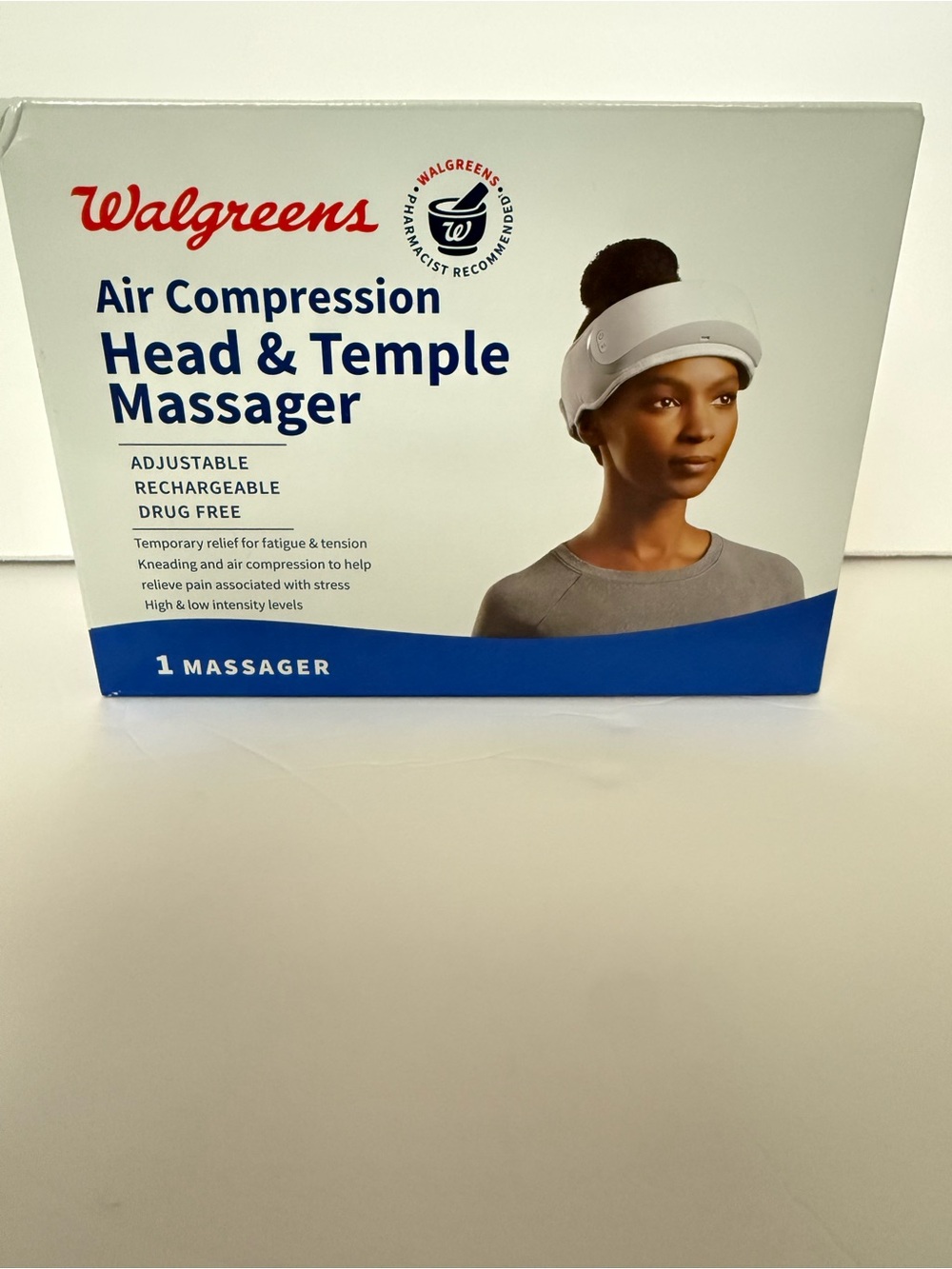 Walgreens Air Compression Head And Temple Massager, Rechargeable